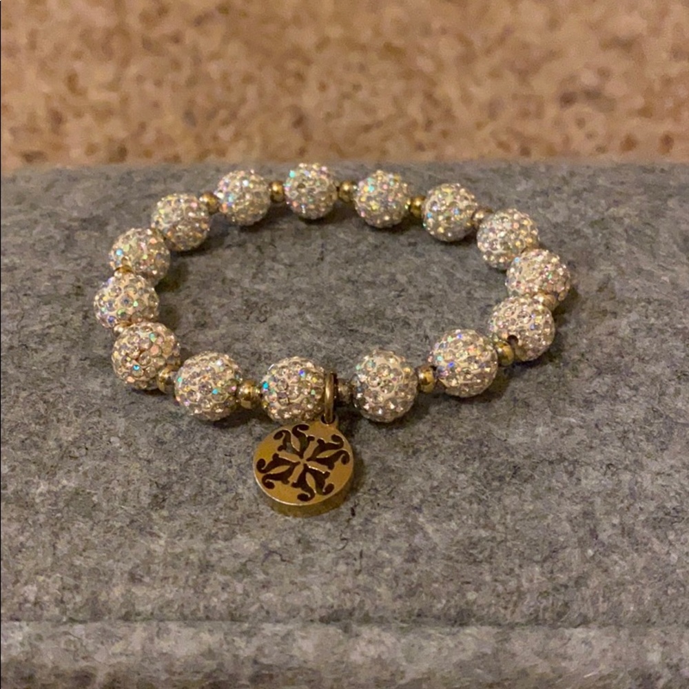 rustic cuff white  bracelet